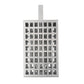 HomeRoots Letzel 3-Light Wall Light in Satin Nickel Finish