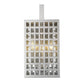 HomeRoots Letzel 3-Light Wall Light in Satin Nickel Finish