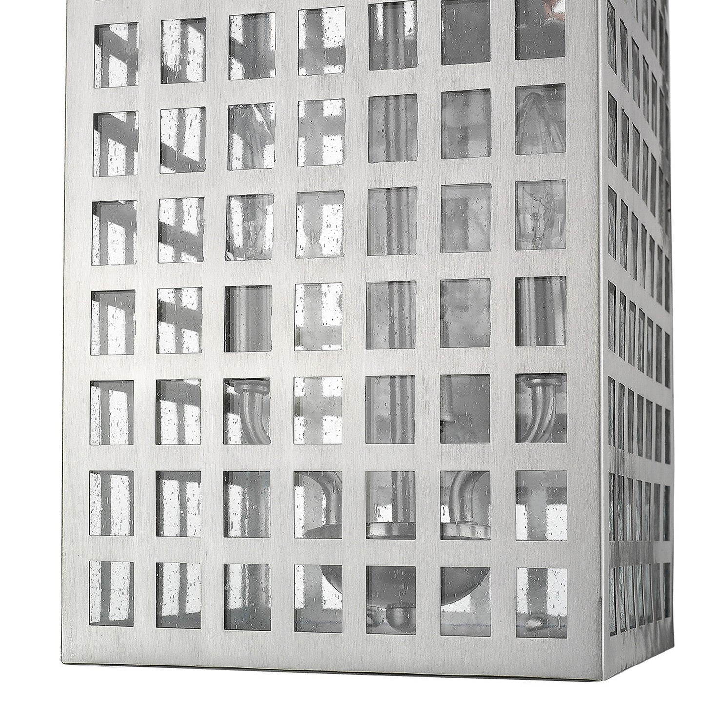 HomeRoots Letzel 3-Light Wall Light in Satin Nickel Finish