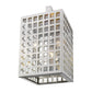 HomeRoots Letzel 3-Light Wall Light in Satin Nickel Finish