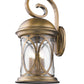 HomeRoots Lincoln 4-Light Wall Light in Antique Brass Finish