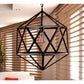 HomeRoots Lindsay Cage Edison Lamp With Bulb In Black