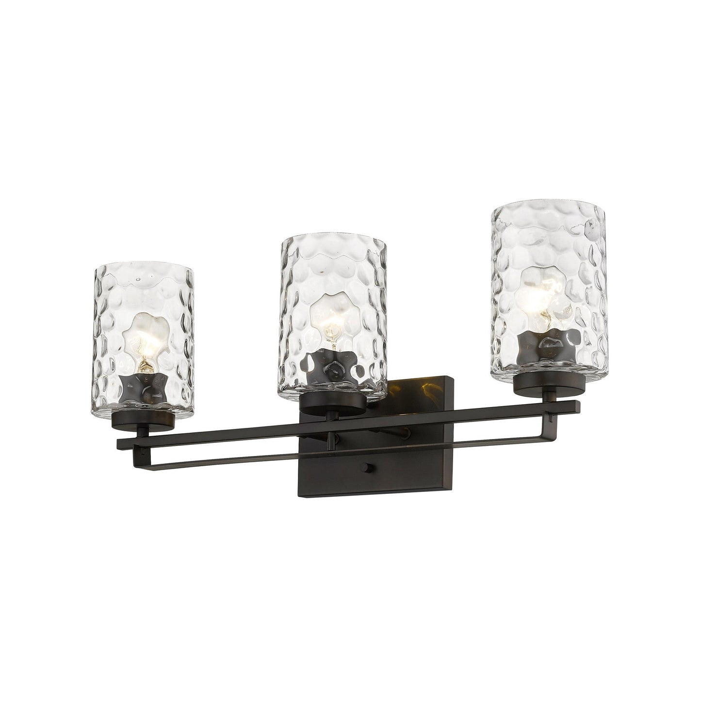 HomeRoots Livvy 3-Light Vanity in Oil Rubbed Bronze Finish