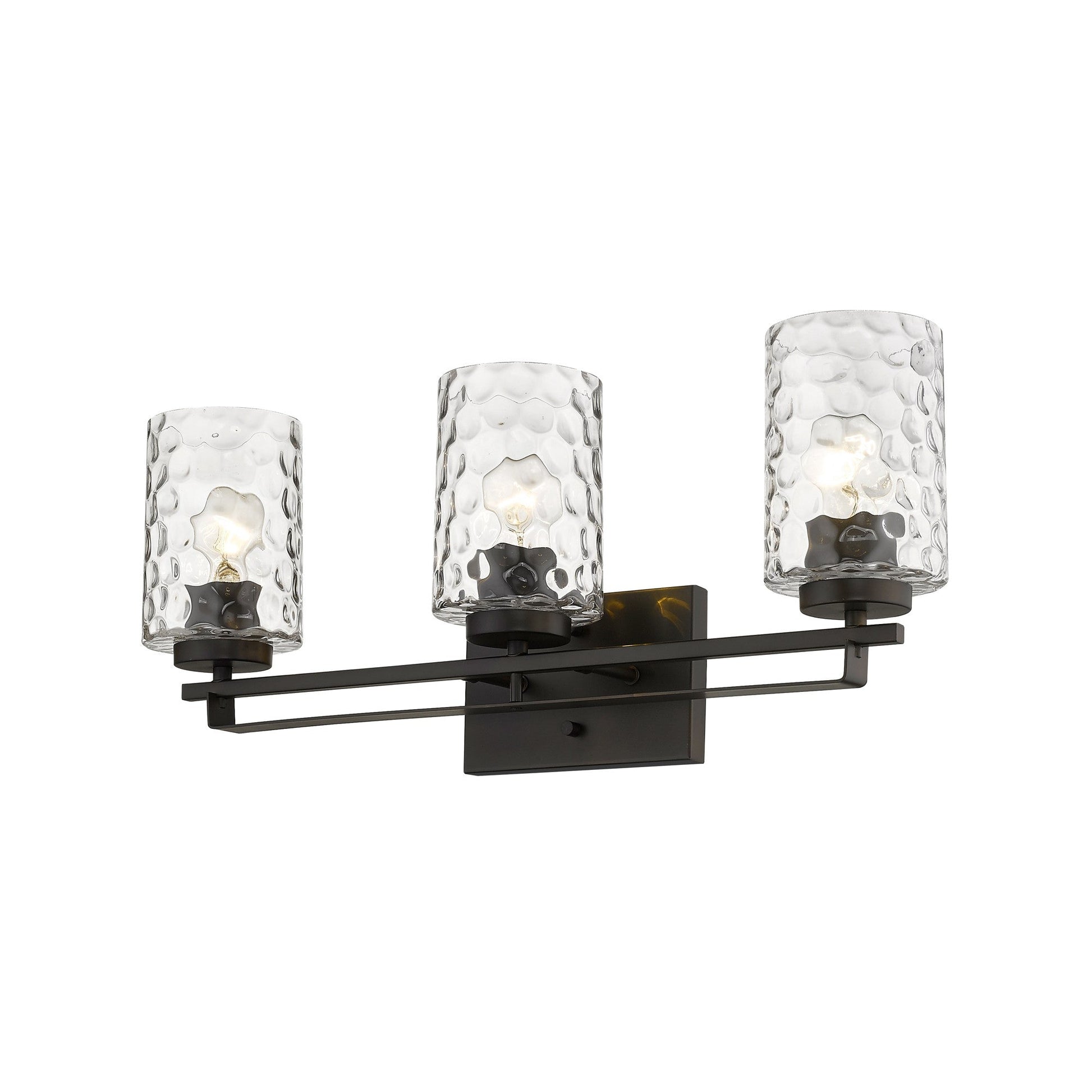 HomeRoots Livvy 3-Light Vanity in Oil Rubbed Bronze Finish