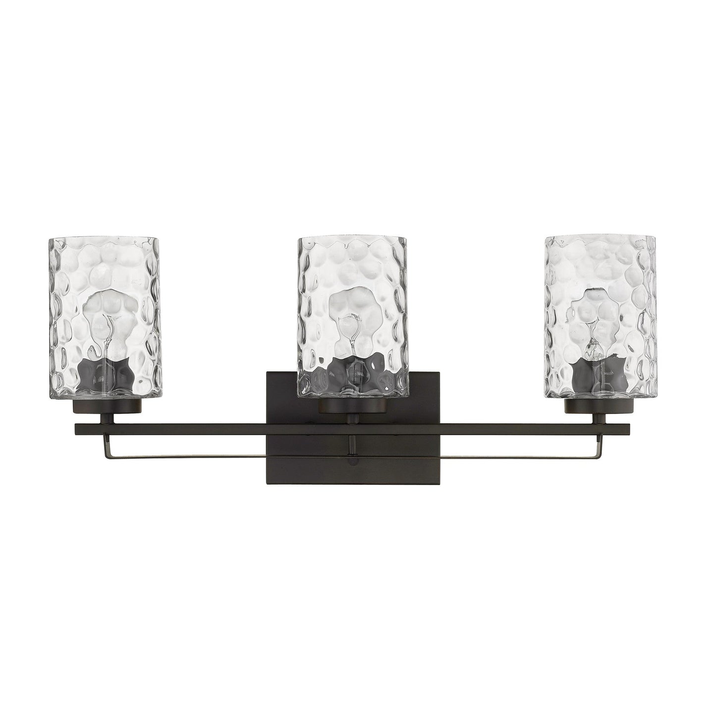 HomeRoots Livvy 3-Light Vanity in Oil Rubbed Bronze Finish
