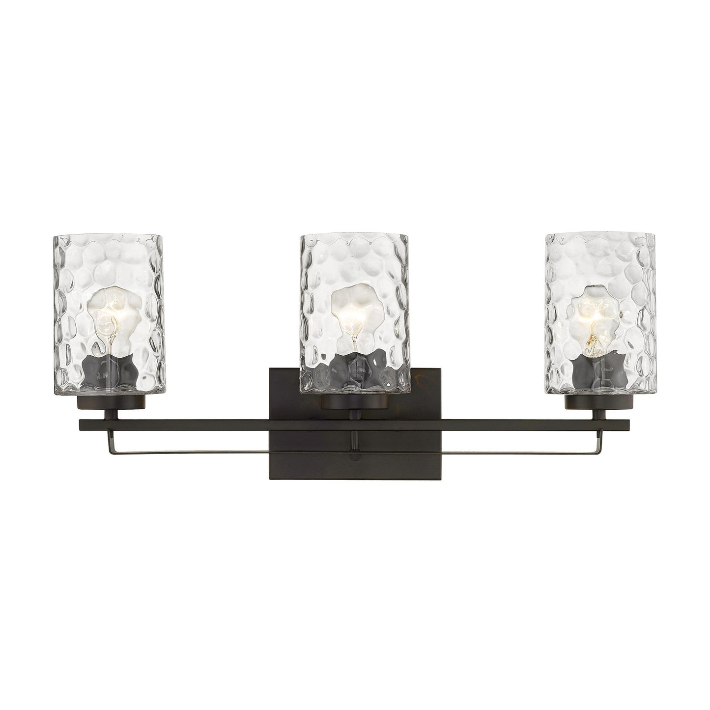 HomeRoots Livvy 3-Light Vanity in Oil Rubbed Bronze Finish