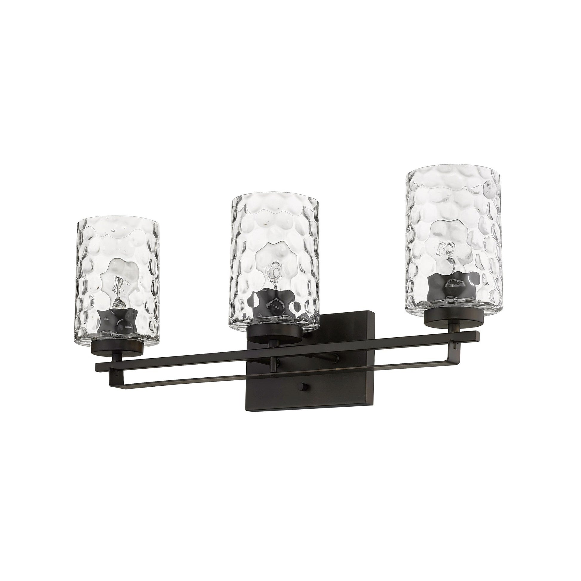 HomeRoots Livvy 3-Light Vanity in Oil Rubbed Bronze Finish