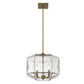 HomeRoots Loft 3-Light Pendant in Brass Finish