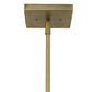 HomeRoots Loft 3-Light Pendant in Brass Finish