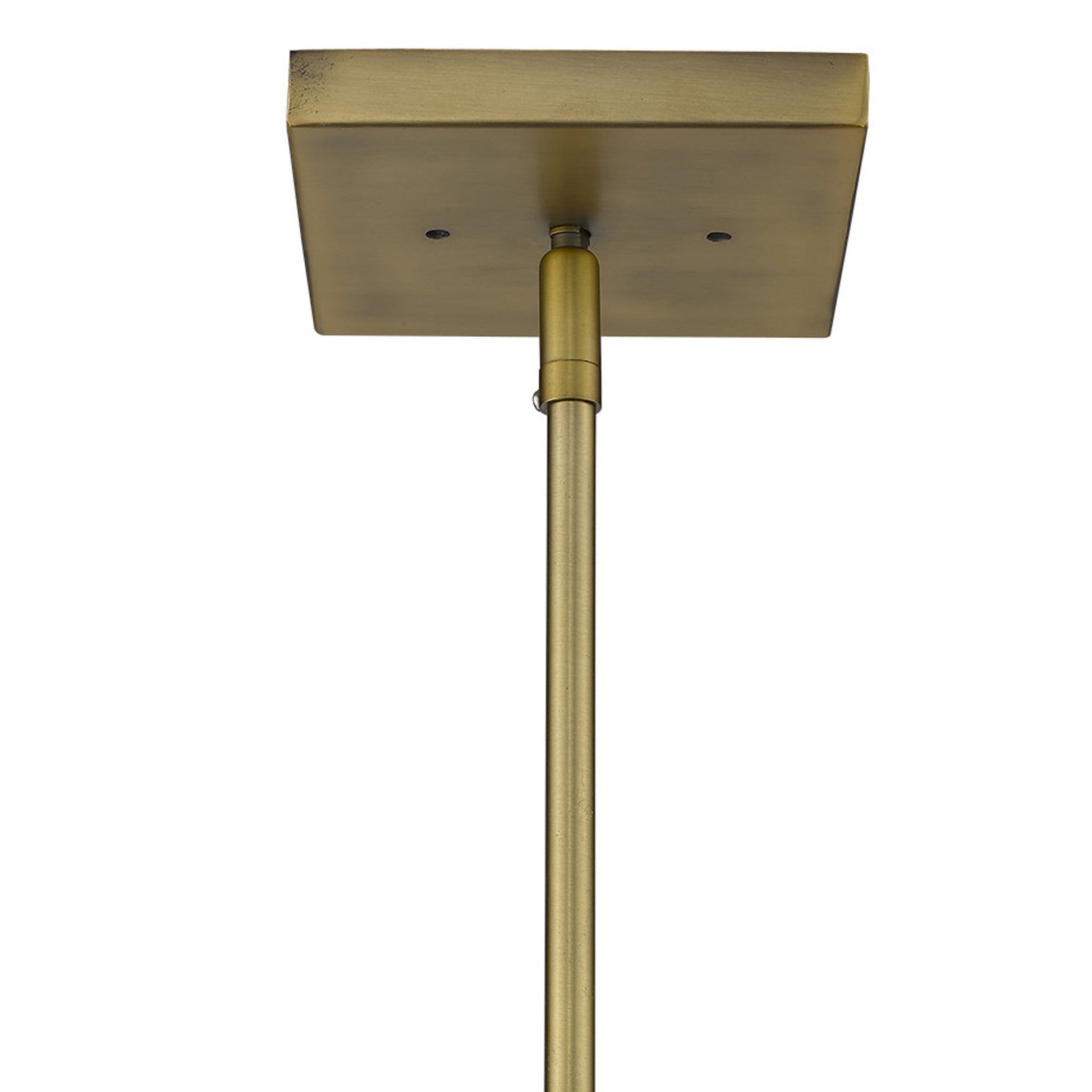 HomeRoots Loft 3-Light Pendant in Brass Finish