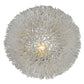 HomeRoots Luminary 1-Light 15" Accent Lamp in Metallic Silver Finish