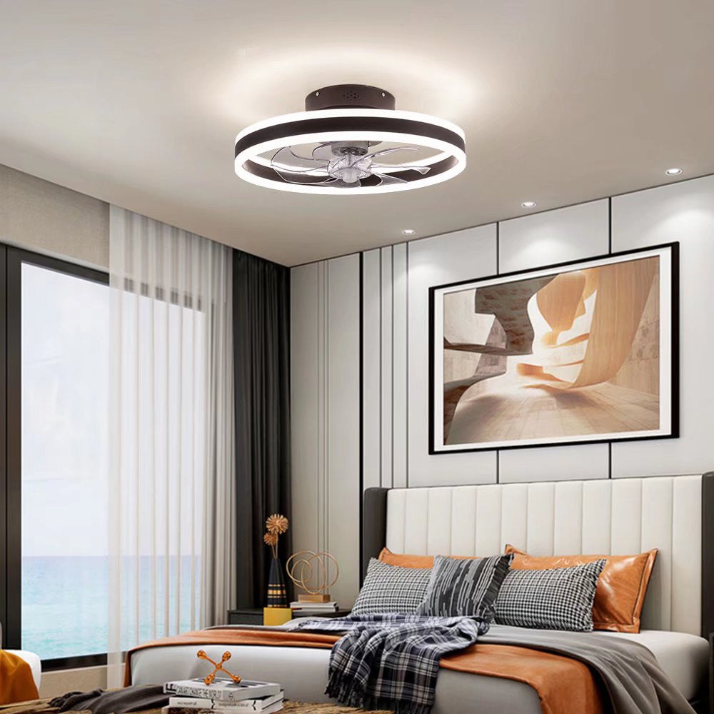 HomeRoots Luxurious Ceiling Lamp With Invisible Fan