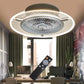 HomeRoots Luxurious LED Ceiling Lamp And Fan in Gold Finish