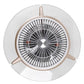 HomeRoots Luxurious LED Ceiling Lamp And Fan in Gold Finish