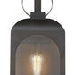 HomeRoots Madigan 1-Light Wall Light in Oil Rubbed Bronze Finish