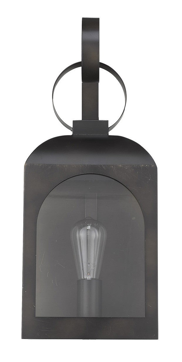 HomeRoots Madigan 1-Light Wall Light in Oil Rubbed Bronze Finish