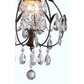 HomeRoots Maleficent Chandelier In Bronze Finish