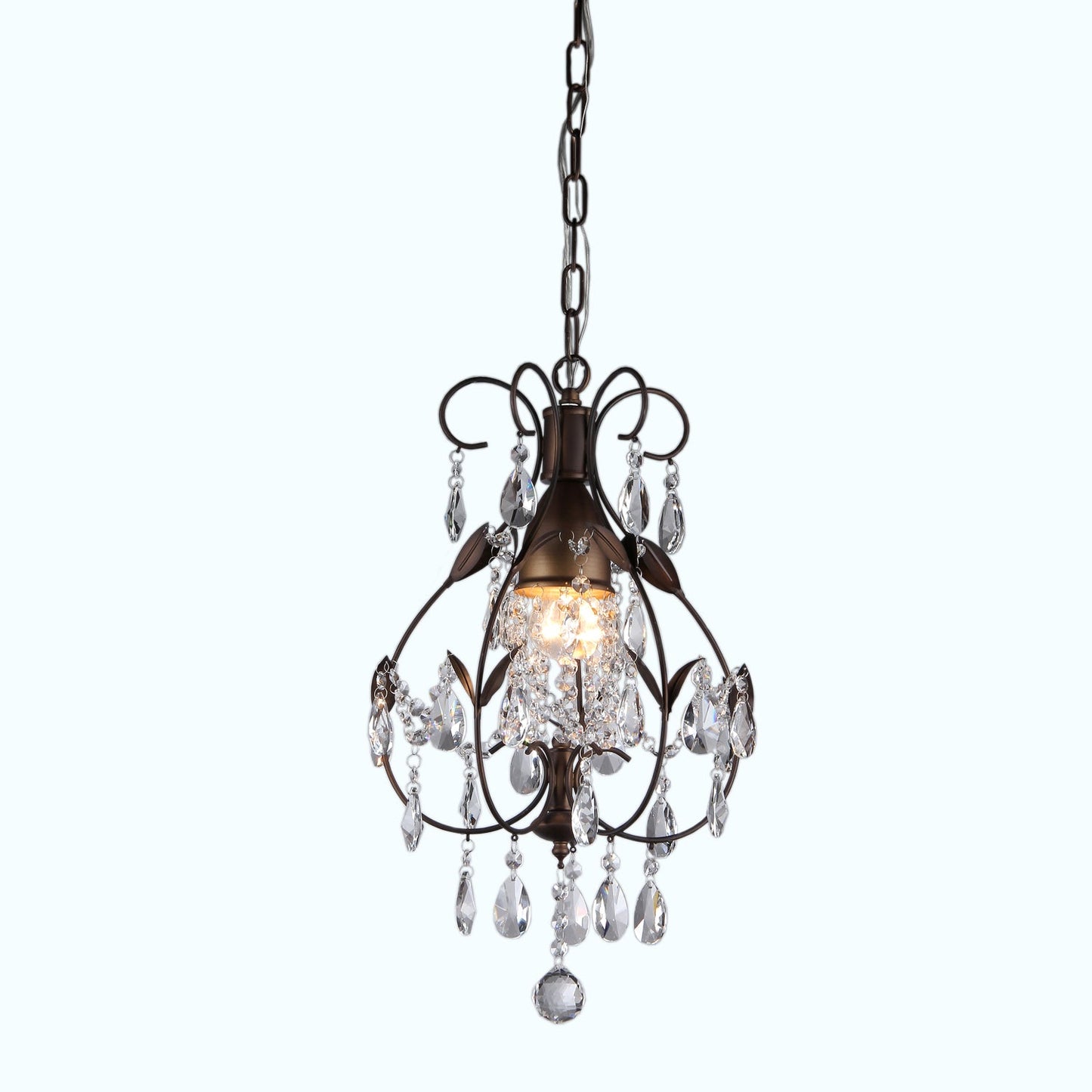 HomeRoots Maleficent Chandelier In Bronze Finish