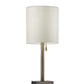 HomeRoots Metal Table Lamp With Antique Brass Finish