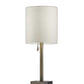 HomeRoots Metal Table Lamp With Antique Brass Finish