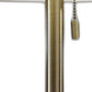 HomeRoots Metal Table Lamp With Antique Brass Finish