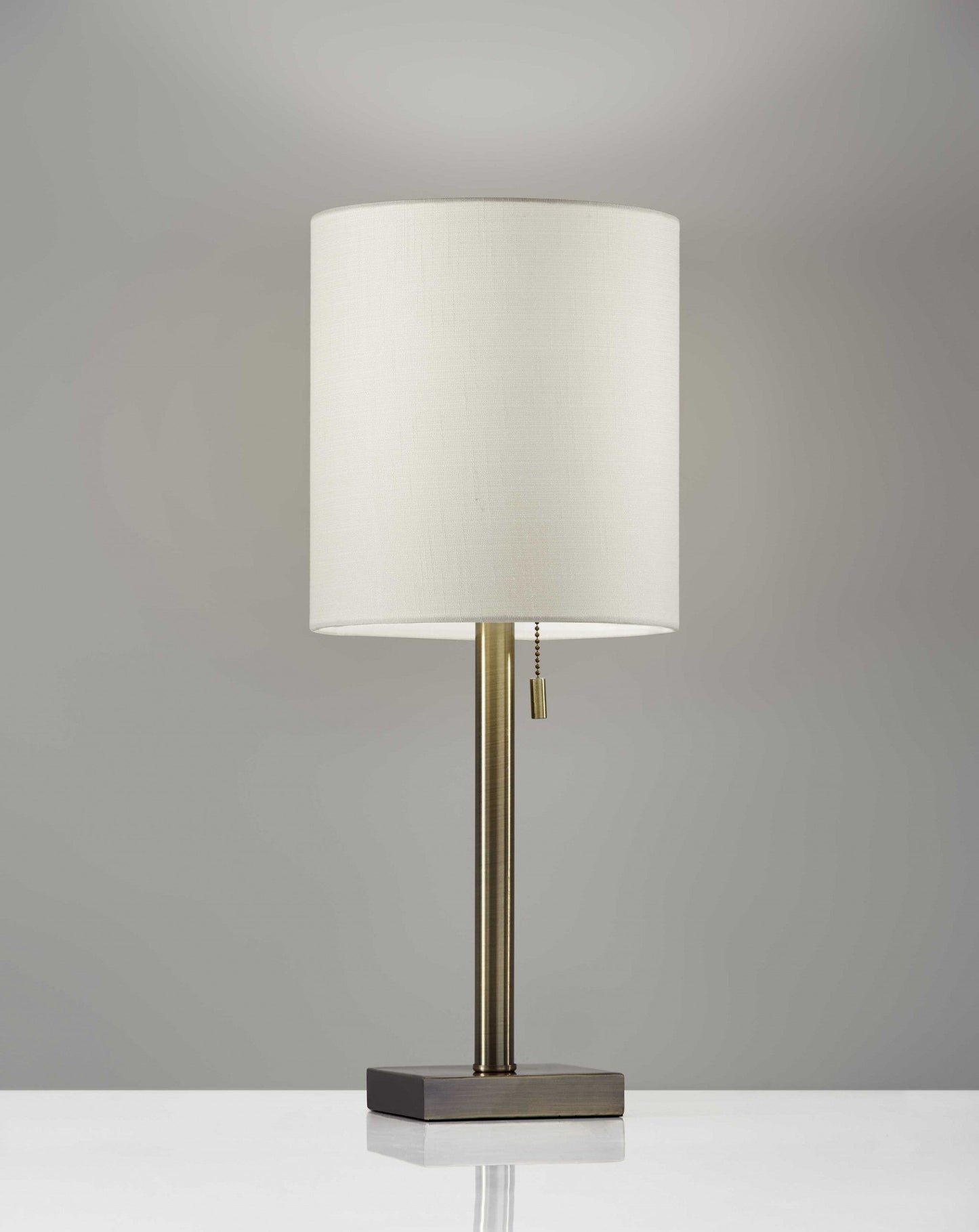 HomeRoots Metal Table Lamp With Antique Brass Finish