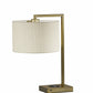 HomeRoots Metal Table Lamp With Brass Finish