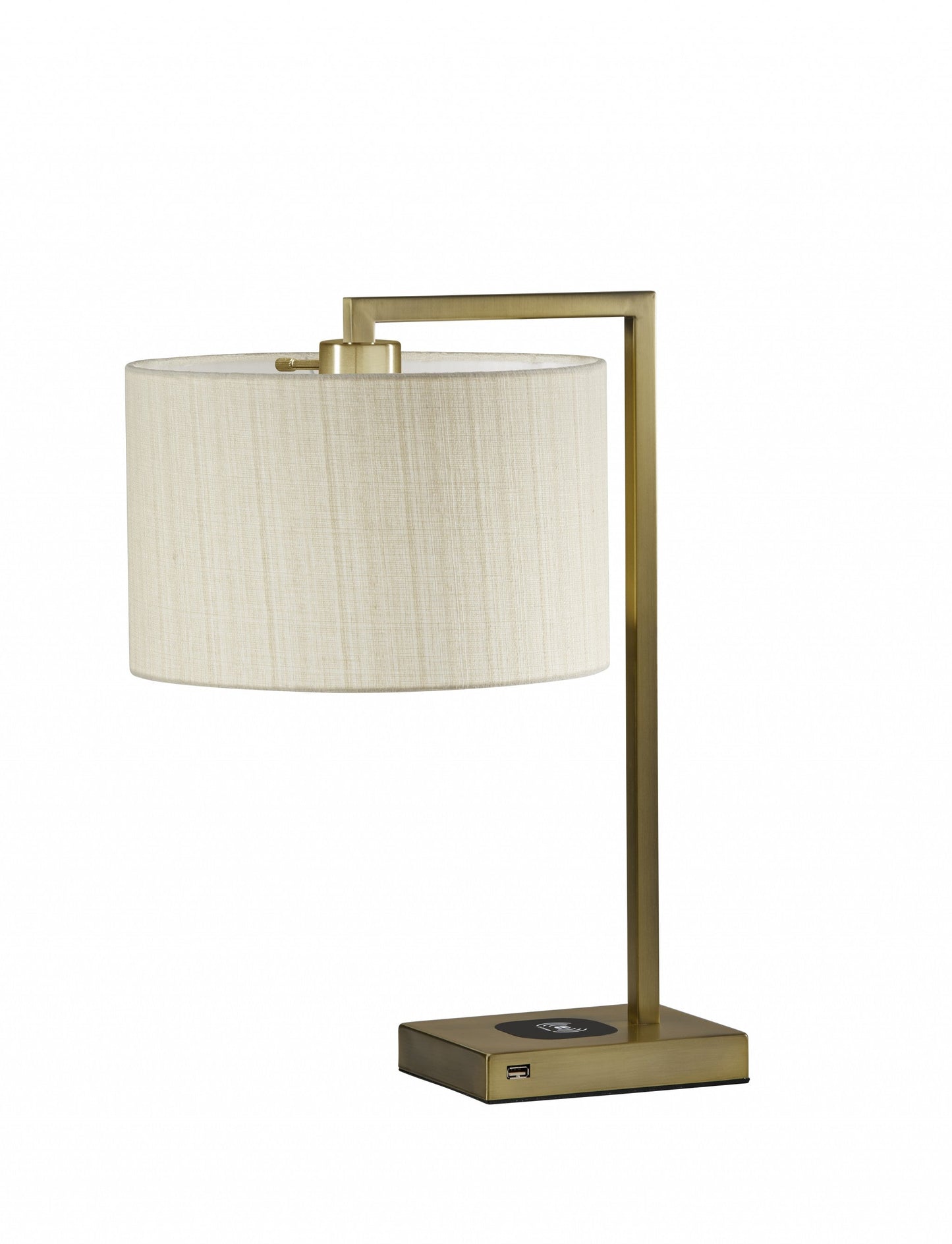 HomeRoots Metal Table Lamp With Brass Finish