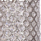 HomeRoots Metal Table Lamps With Crystal Bead Shade in Set of 2
