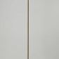 HomeRoots Metal Torchiere Floor Lamp With Frosted Inner Shade in Shiny Gold Finish