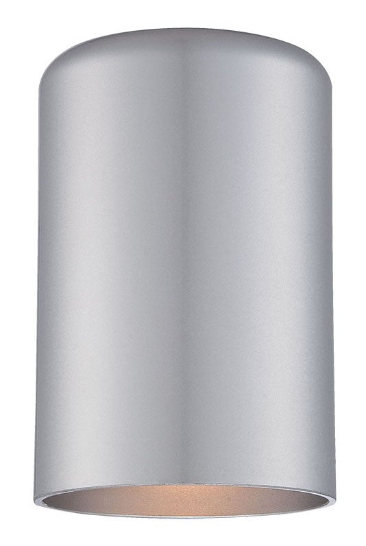 HomeRoots Minimalist Cylinder Wall Light in Brushed Silver Finish