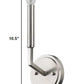 HomeRoots Minimalist Wall Sconce in Silver Finish
