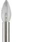 HomeRoots Minimalist Wall Sconce in Silver Finish