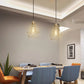 HomeRoots Mod Gold Geo Diamond Cage Pendant Light
