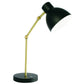 HomeRoots Mod LED Adjustable Desk Lamp With Matte Black and Gold Finish