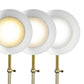 HomeRoots Mod LED Adjustable Desk Lamp With Matte Black and Gold Finish