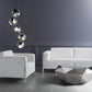 HomeRoots Modern Asteroid Ceiling Lamp in Chrome Finish