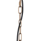 HomeRoots Modern Geo Chandelier in Gold Finish