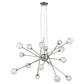 HomeRoots Modern Multi Light Geometric Hanging Chandelier Light