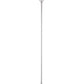 HomeRoots Modern Teardrop Floor Lamp in Chrome Finish