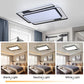HomeRoots Modern Three Dimensional LED Ceiling Light in White Finish