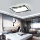 HomeRoots Modern Three Dimensional LED Ceiling Light in White Finish