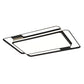 HomeRoots Modern Three Dimensional LED Ceiling Light in White Finish