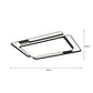 HomeRoots Modern Three Dimensional LED Ceiling Light in White Finish