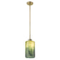 HomeRoots Monet 1-Light Pendant in Brass Finish