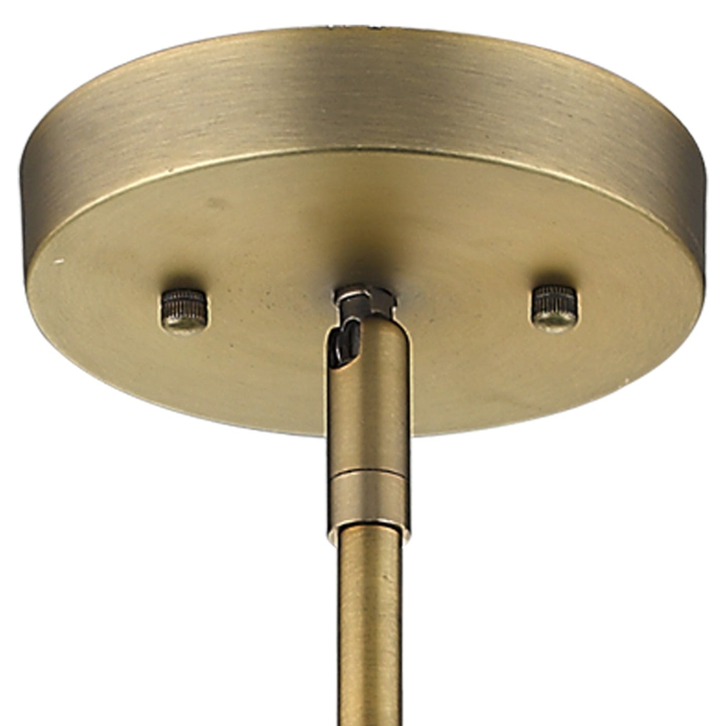 HomeRoots Monet 1-Light Pendant in Brass Finish