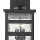 HomeRoots Morris 3-Light Wall Light in Matte Black Finish