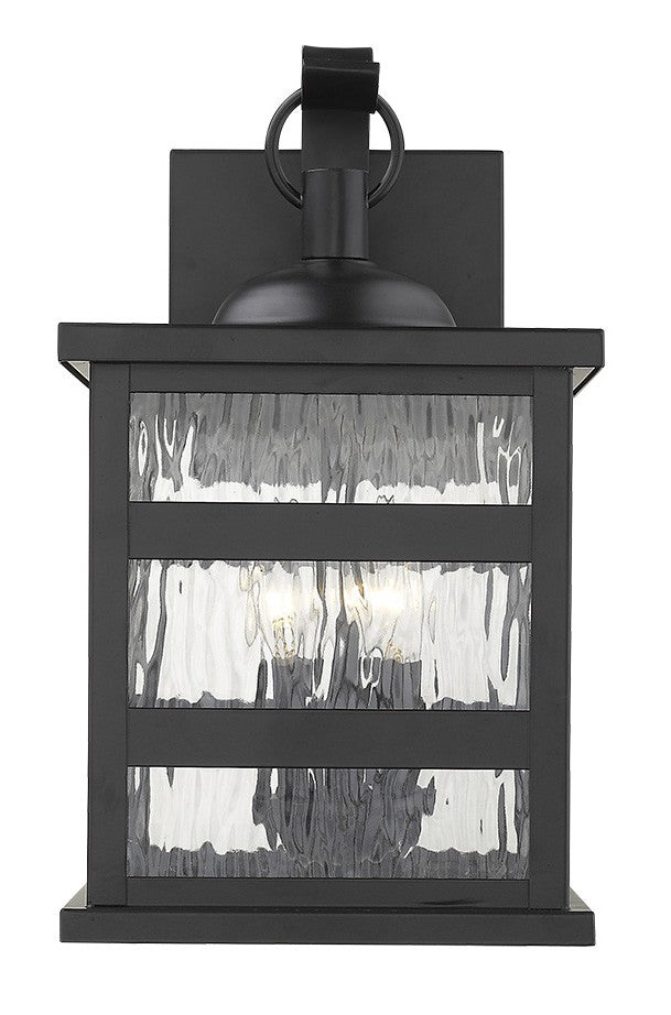 HomeRoots Morris 3-Light Wall Light in Matte Black Finish