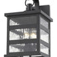 HomeRoots Morris 3-Light Wall Light in Matte Black Finish