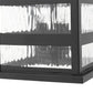HomeRoots Morris 3-Light Wall Light in Matte Black Finish